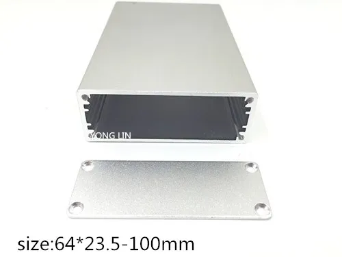 1 шт. алюминиевая коробка 64*23 5 100 мм|aluminium box|box boxaluminum pcb box |