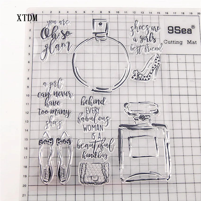 Лидер продаж прозрачный штамп для парфюма силиконовый альбом скрапбукинга