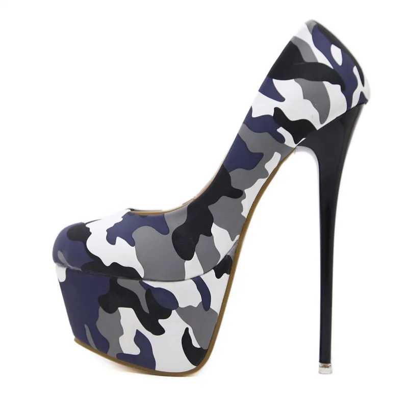 2017 New Vogue Round Toe Platform Ultra Fetish High Heels Woman Shoes Nightclub Sexy Pumps Night club Dress Zapatos mujer | Обувь