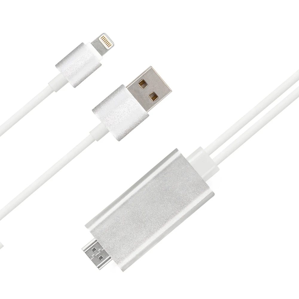 HDMI кабель для Lightning-HDMI кабель HD tv AV адаптер USB кабель 1080P