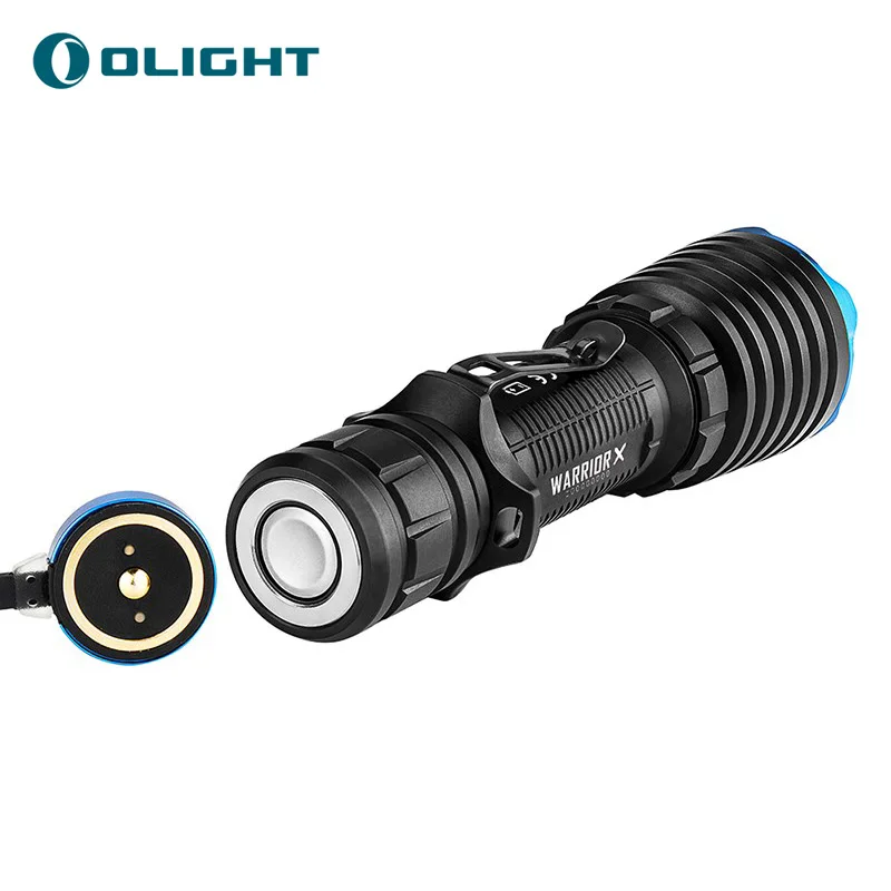 Светодиодный тактический фонарик OLIGHT Warrior X перезаряжаемый от USB 2000 люмен с
