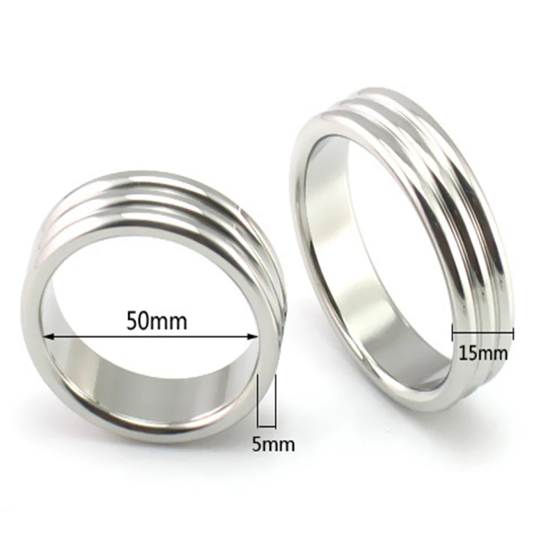 Топ 100% нержавеющая сталь кольцо на член внутренний диаметр 50/45/40/38 мм Мужские