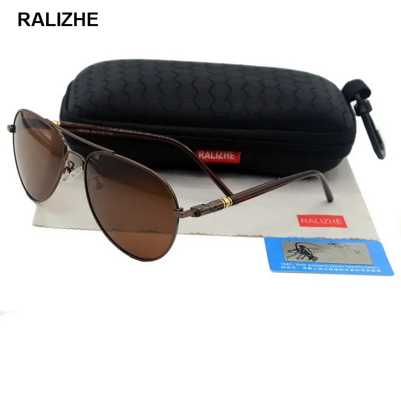 Солнцезащитные очки для мужчин и женщин поляризационные из металлического