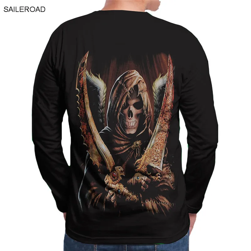 Для мужчин 3D футболка уличная Фитнес Camiseta Masculina Боб Марли печати Рок Хип-хоп регги Костюмы черепа Harajuku футболка Топы