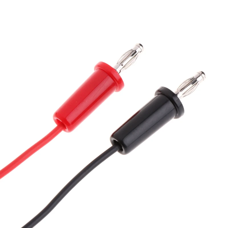 

BNC Male Q9 to Dual 4mm Banana Plug with Test Leads Probe Connector Cable 1m L13