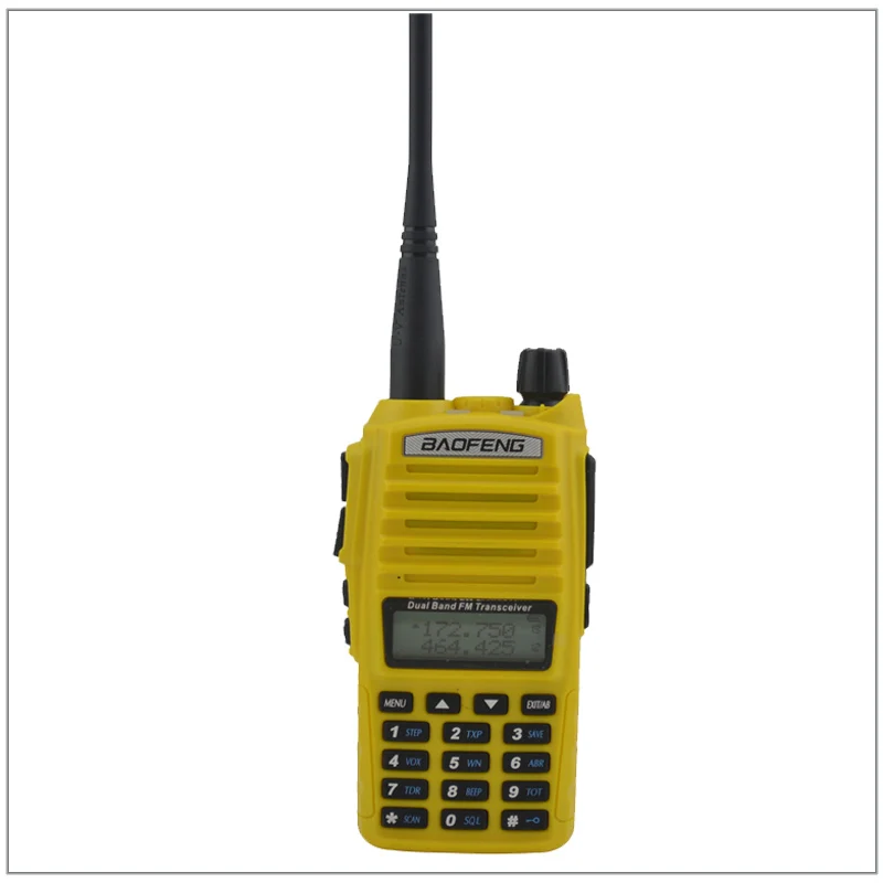 Portatile Baofeng Radio Uv-82 Walkie-Talkie Colore Giallo Dual Band Vhf/ Uhf Ham Radio Ricetrasmettitore Baofeng Uv82 Con Auricolare Gratuito