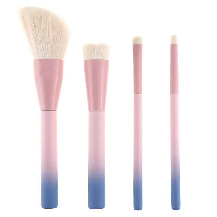 

4Pcs/set makeup brush set liquid foundation brush Eyeshadow Loose powder brush Gradient Color Cosmetic Make Up brushes 20sets