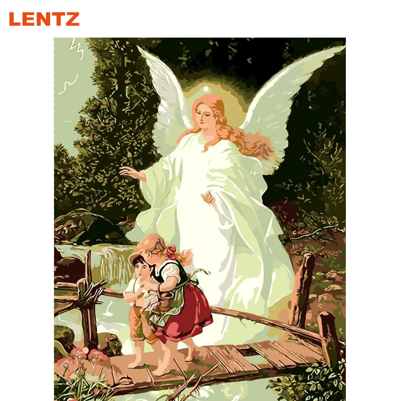 Картина с изображением милого ангела Раскраска по номерам детские цифровые