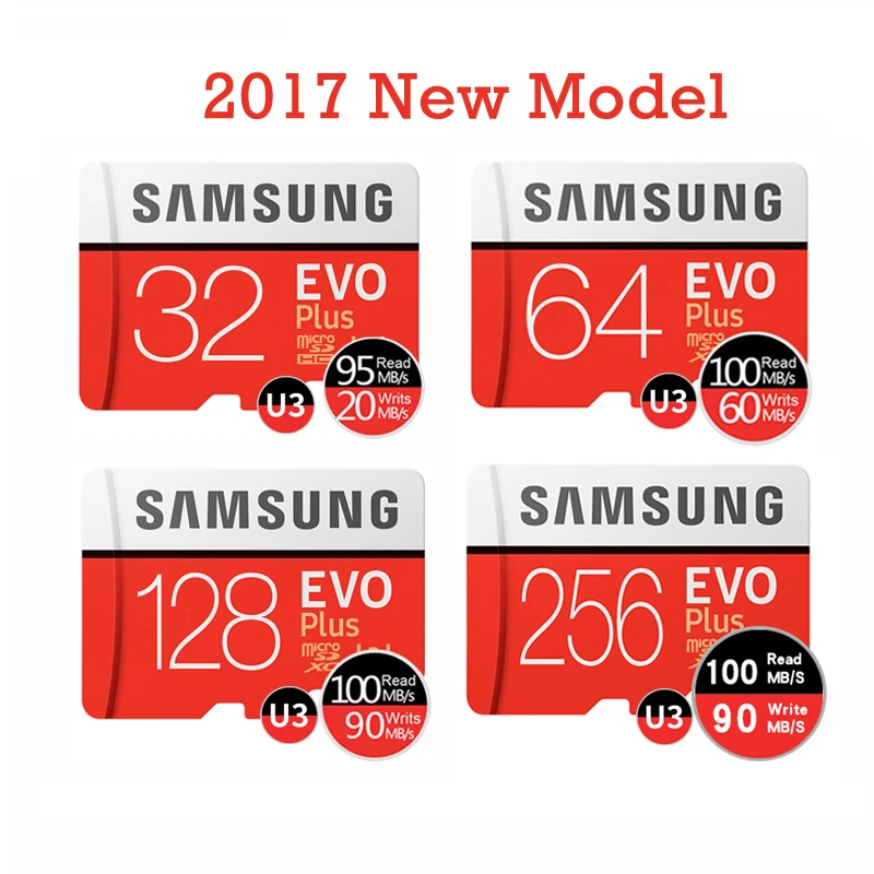 SAMSUNG карты памяти Micro SD 256 ГБ 16 32 64 128 SDHC SDXC Класс EVO + Class 10 C10 UHS TF Trans Flash Microsd|memory card micro