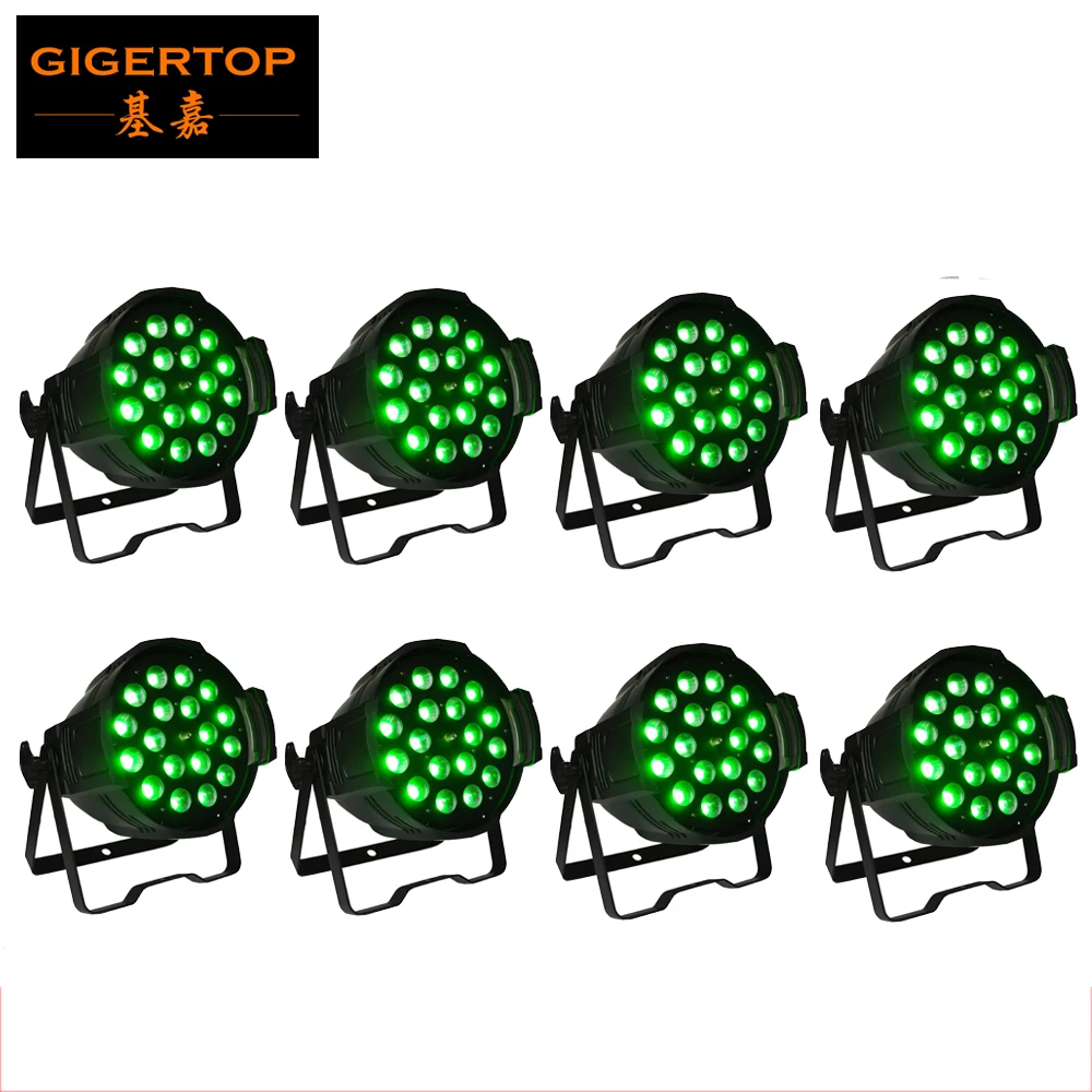 Бесплатная доставка 8 шт. 18x18 Вт RGBWA UV 6в1 Led Zoom Par сценический светильник