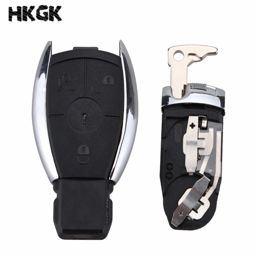 2/3 Кнопка Smart Key чехол в виде ракушки зажим аккумулятора держатель для Mercedes Benz W211 A C E G S R SL ML GML CL GL CLS CLA CLK SLK GLK
