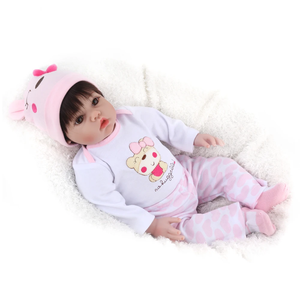 KAYDORA 55 см 22 Силиконовая Кукла Reborn Baby Alive Bebe Мягкая Реалистичная девочка