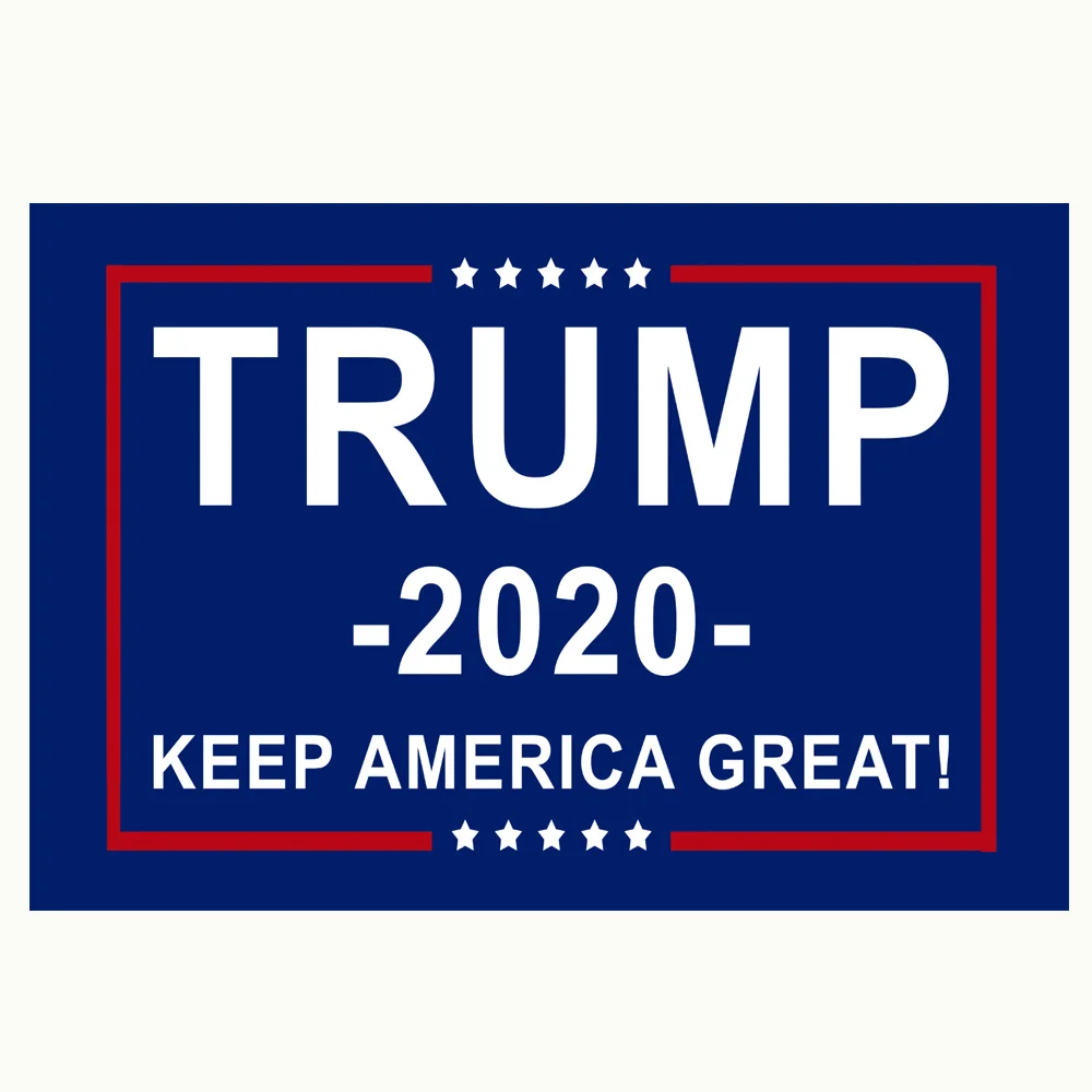 Трамп 2020 флаг двухсторонний напечатанный Дональд &quotТрамп&quot сохранить Америку