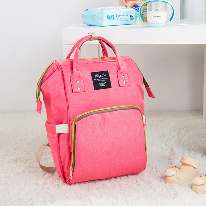 Модная сумка для подгузников мам Вместительная дорожная рюкзак ухода за
