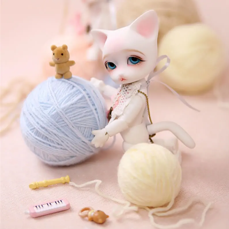 1/8 весы телесного цвета BJD малыш эльф кошка BB SD шарнир куклы модельная фигурка из