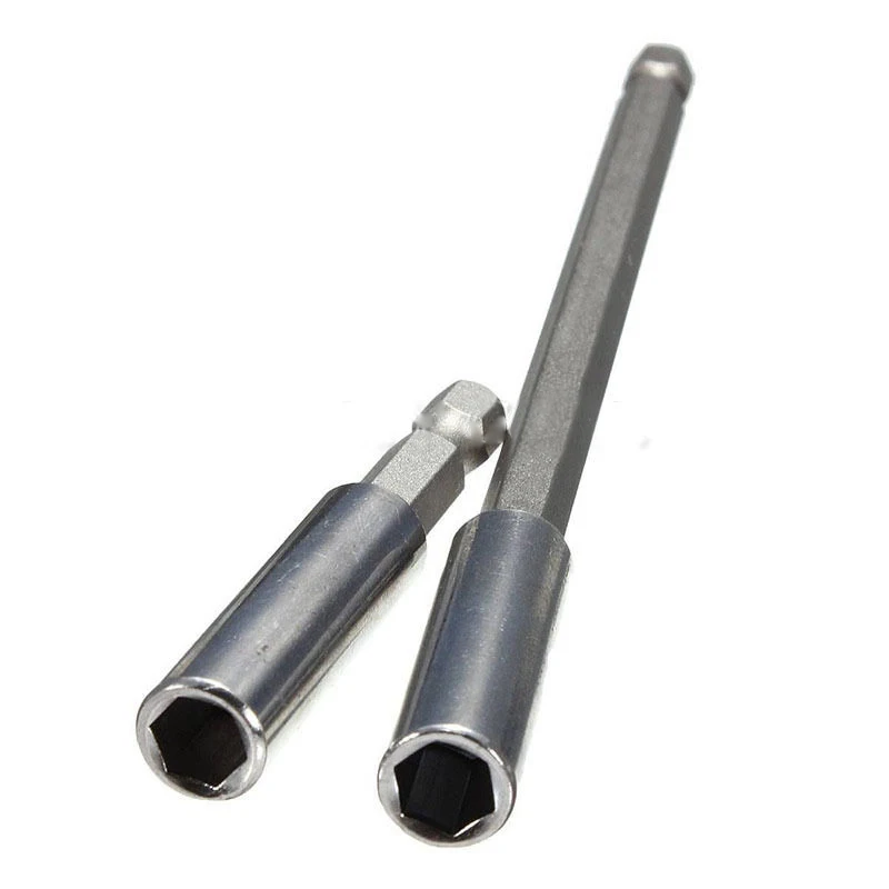

1/4'' Hex Shank Magnetic Screwdriver Extension Drill Bit Holder 60/75/100/150mm