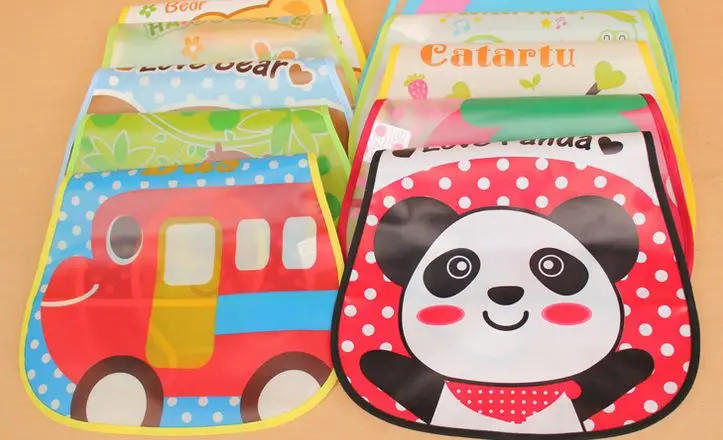Waterproof EVA Baby Bibs Saliva Towel Scarf Boys Girls Cartoon Infant Burp Cloths For Children Feeding Care | Детская одежда и