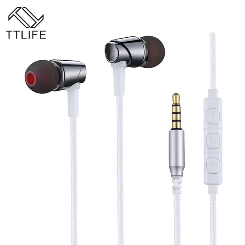 Оригинал TTLIFE Марка 3.5 мм наушники-Вкладыши Наушники с Технологией Super Clear Bass