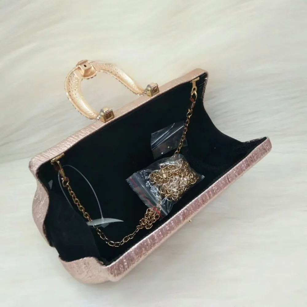 Женская u образная сумка с пряжкой и бриллиантами подушка в стиле ретро Дамский