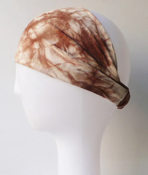 BOHO Tie Dye повязка на голову из хлопка бандана Тюрбан повязка на голову эластичная для женщин и девушек повязки для волос аксессуары для волос повязка