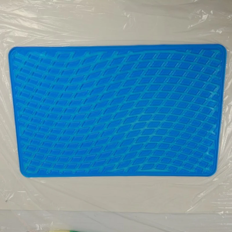Мягкий силиконовый охлаждающий коврик для автомобильного кресла охлаждающий коврик водонепроницаемый гель для пены памяти подушка для шеи латексная подушка гелевый коврик синий
