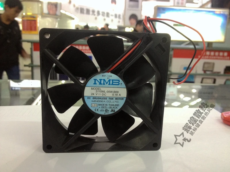 Новинка, Флюоресцентный вентилятор 3110ML-05W-B69 9025 24V 0.18A 9 см