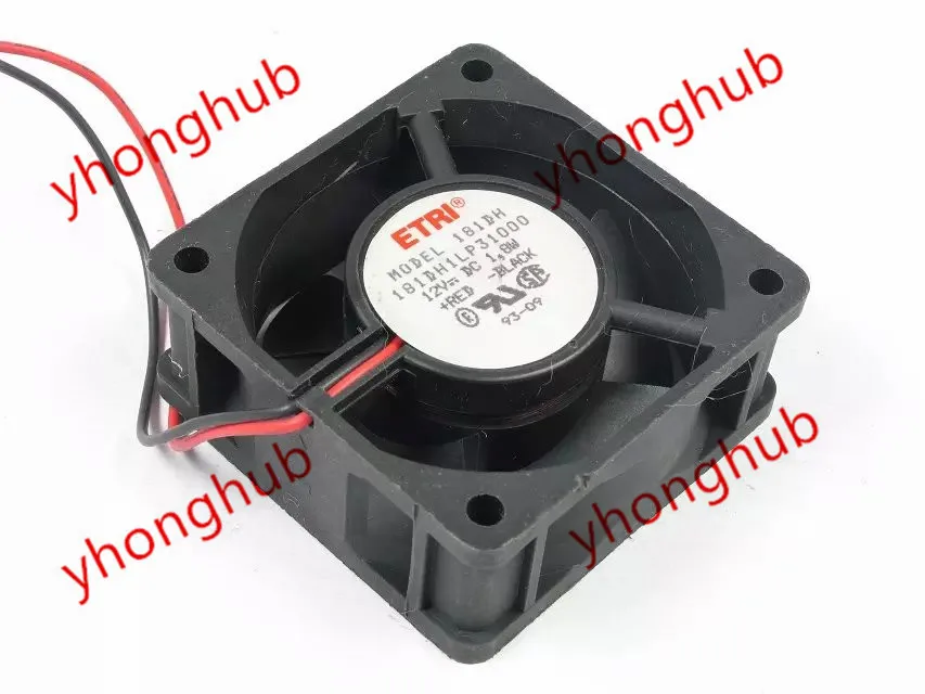 Вентилятор охлаждения сервера ETRI 181DH1LP31000 DC 12 В 1 8 Вт 60x60x25 мм|square fan|server fandc fan 12v |