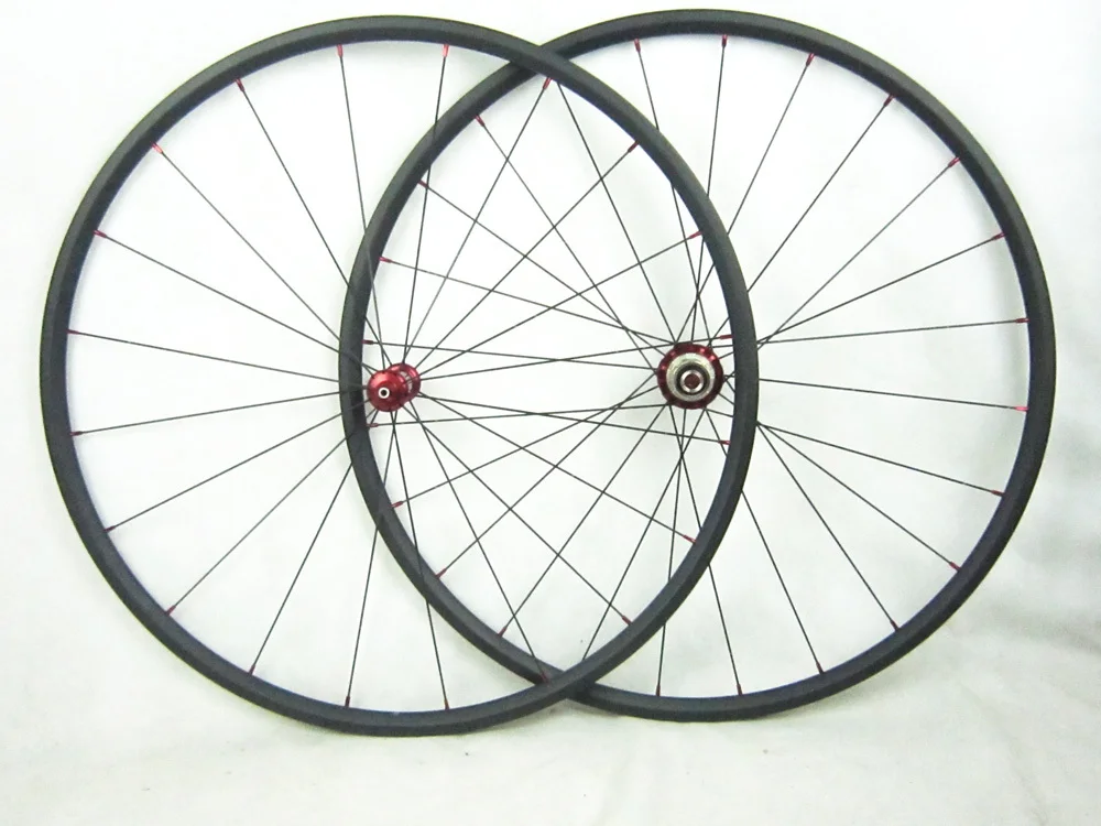 Прямой Тяговый набор колес для карбонового дорожного велосипеда 24 мм Глубокий 20 5