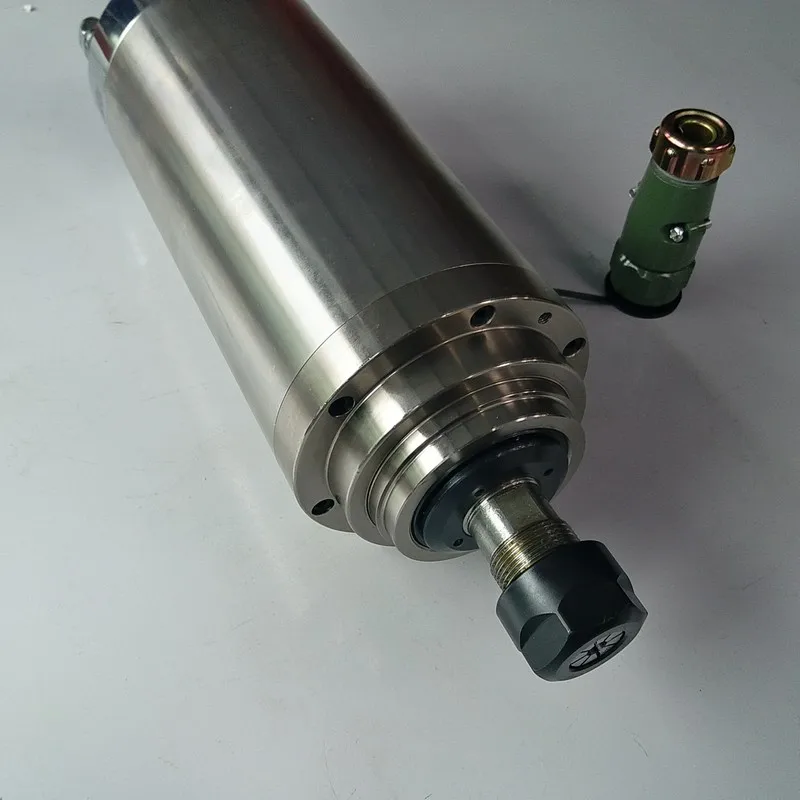 380V ER20 4.5KW 24000rpm 100mm шпиндель с водяным охлаждением + 5.5kw Инвертор VFD 75W набор водяных