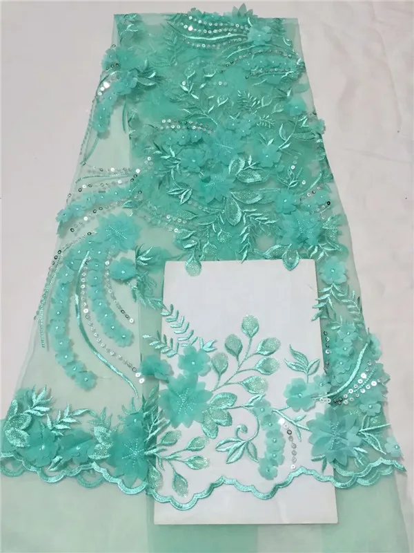 Оптом и в розницу отличный дизайн 3D вышитые французский марлевой ткани кружево
