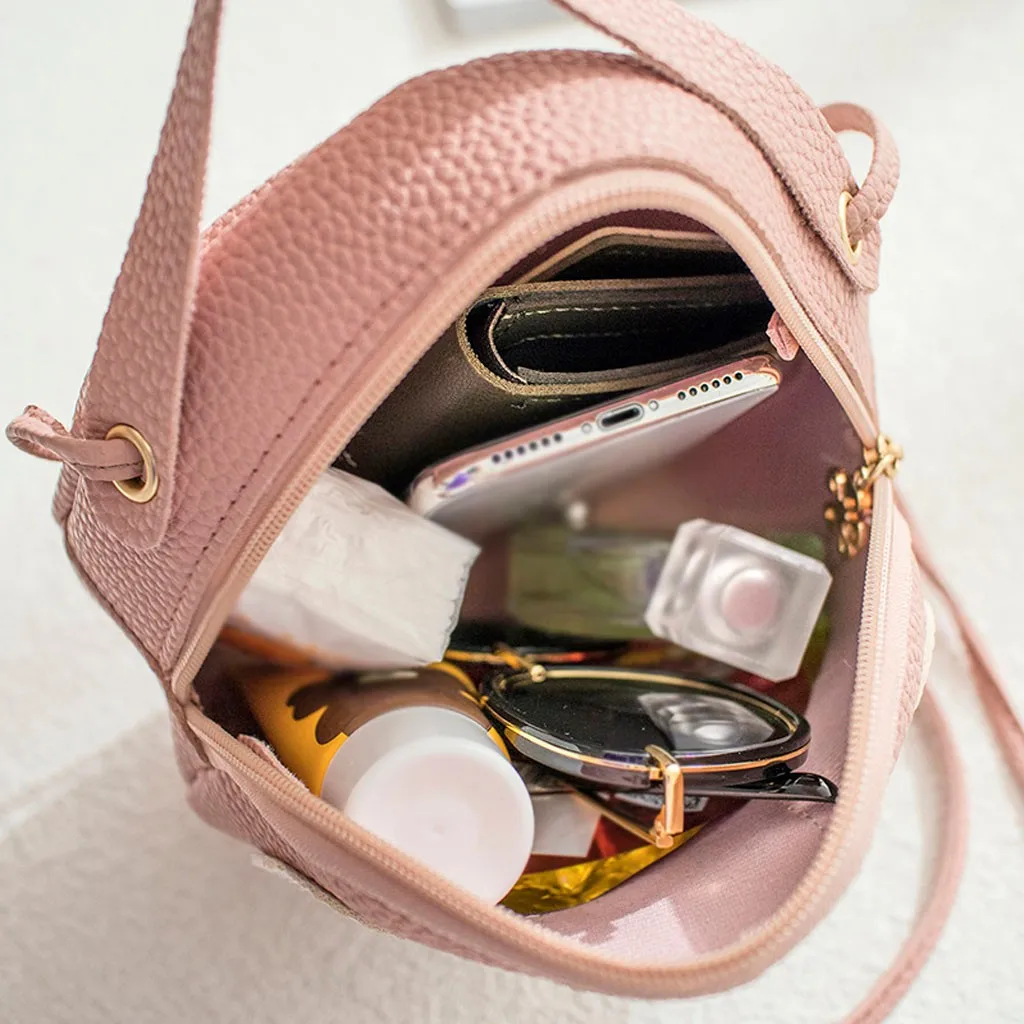 Женская сумка на плечо с небольшой надписью для мобильного телефона taschen женская