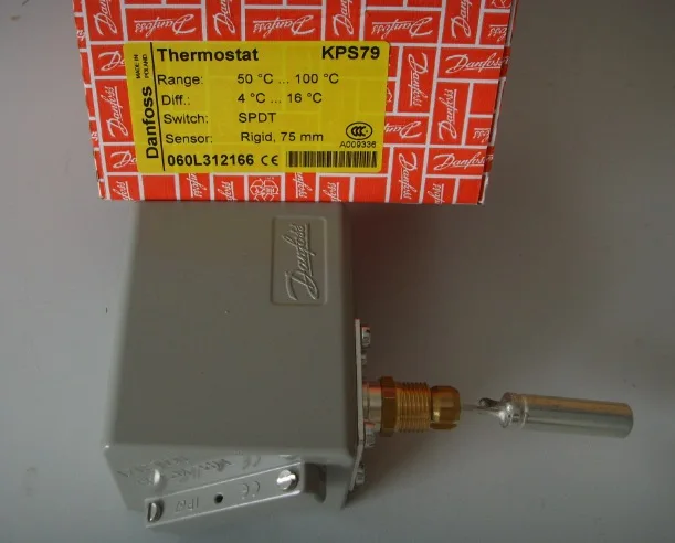 KPS77 060L310166 Подлинная Danfoss Температура Переключатель Регулятор температуры