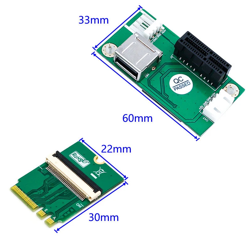 M.2 NGFF ключ A/E к PCIE переходник PCI E X1 USB Molex 4 контактный адаптер питания Express