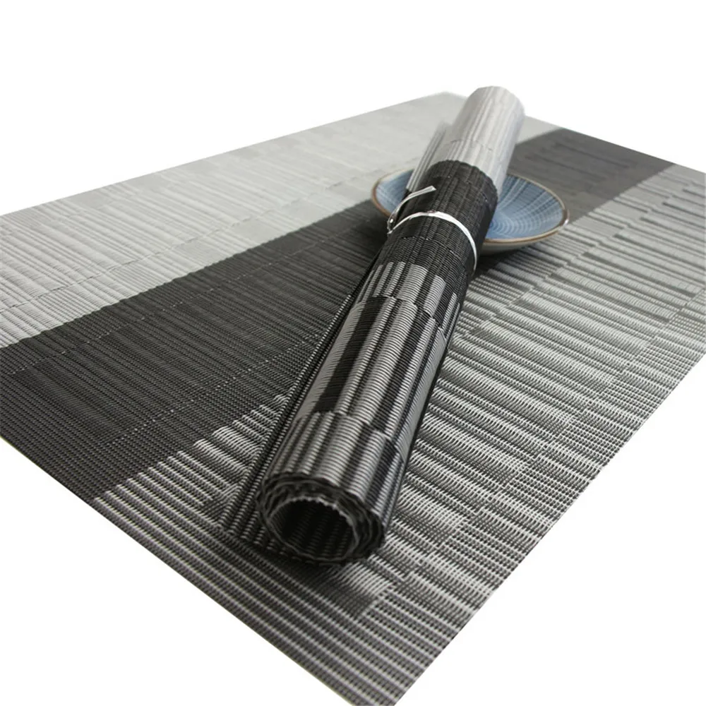 4 шт./лот салфетка под столовые приборы ПВХ обеденный стол коврик диск колодки