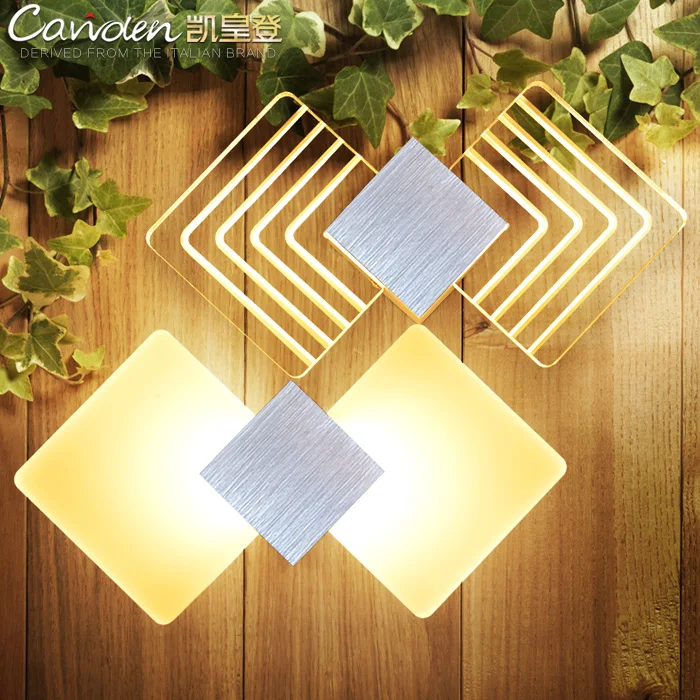 Светодиодный настенный светильник s для современного обучения 6 Вт светодиодный