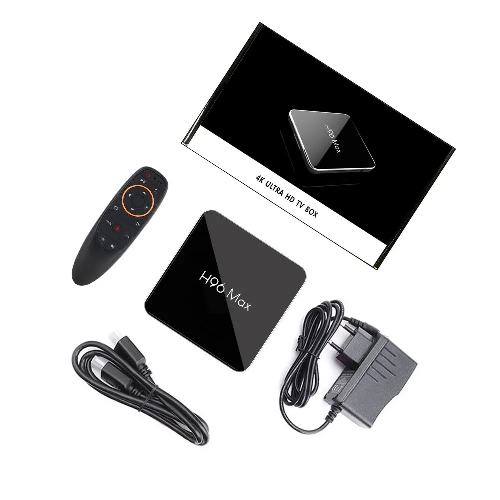 ТВ приставка с голосовым управлением Amlogic S905X2 поддержка 2 4/5G Bluetooth Smart Android 9 0