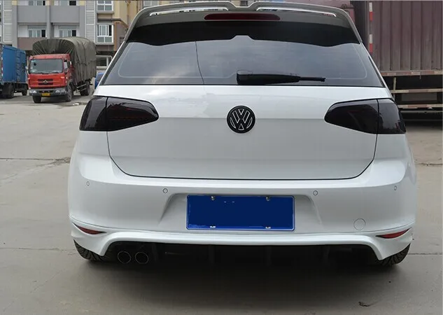Golf 7 Неокрашенный ФАП серый авто задний спойлер для Volkswagen VW Golf 7 MK7 O Стиль
