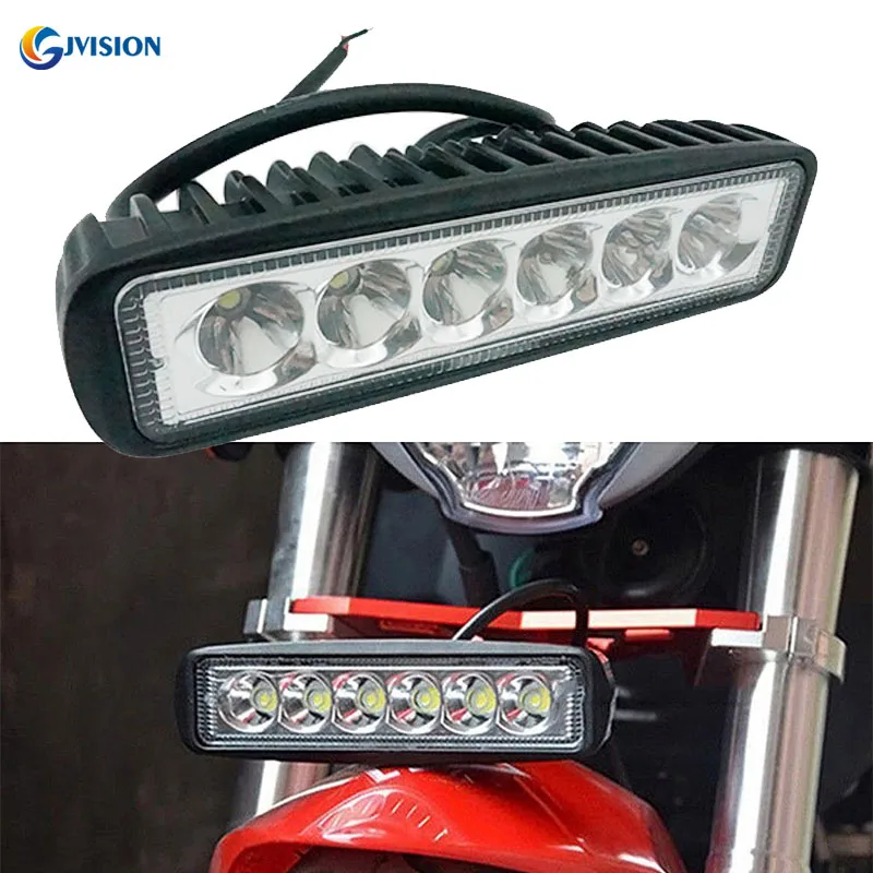 

6 inch Flood light 12V 24V LED Work light bar fog lamp offroad SUV 4WD Boat led working lights for car Toyota Motorcycle Tractor