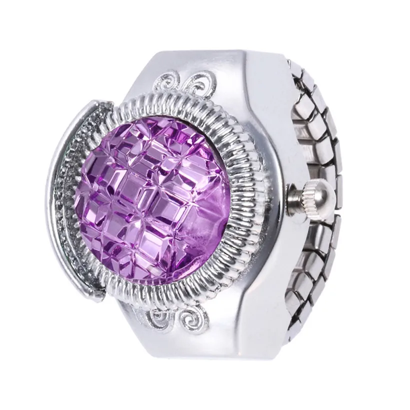 1 предмет творческий для девушек и женщин круглые часы на браслете резинке Форма