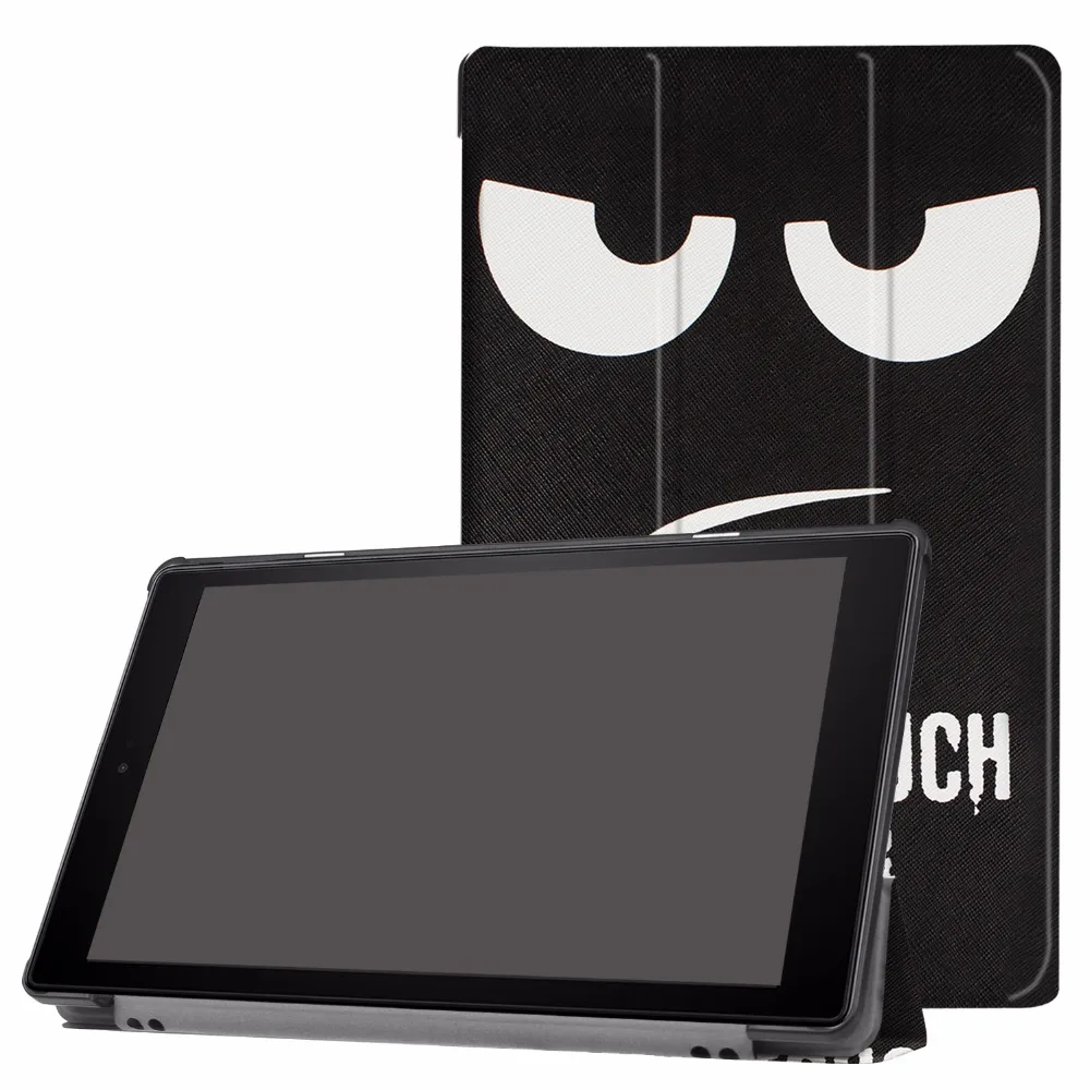 Для Amazon Kindle Fire HD 10 Tablet чехол для Amazon HD 10 Smart печати Флип кожаный чехол Стенд капа Fundas+ стилус