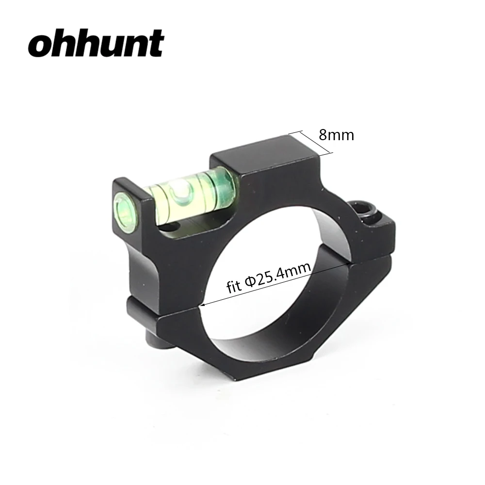Ohhunt охотничий прицел пузырьковый уровень 25,4 мм 30 мм 34 мм диаметр трубки крепления для тактического красного лазерного прицела прицел - Цвет: 25.4mm