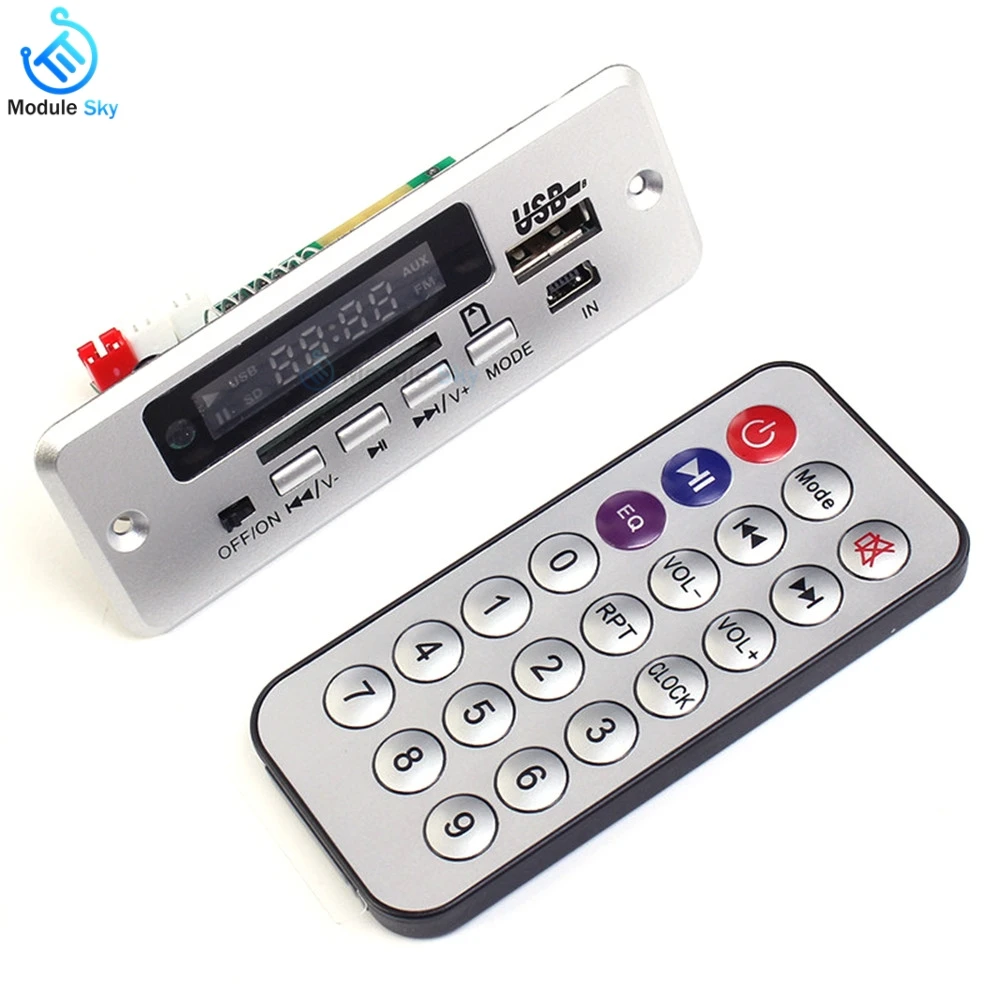 Модуль DAC мини MP3 DAC аудио стерео декодер модуль Плата 5 в decodificador amanero усилитель пульт дистанционного управления