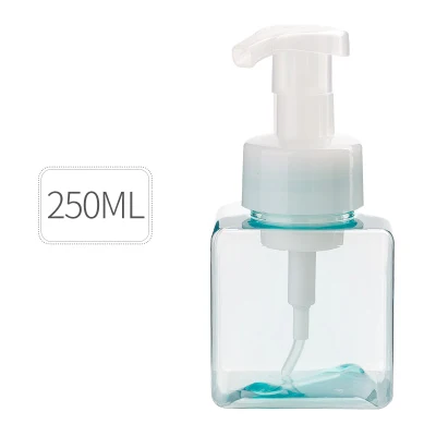 250ml Blue Дизайн бутылки с дозатором мыла для ванной комнаты шампунь косметический крем лосьон контейнеры пресс пустые бутылки аксессуары для ванной комнаты - Цвет: 250ml Blue