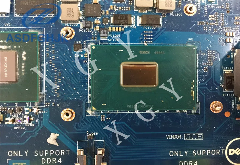 Материнская плата для ноутбука деталь Dell XPS 15 9550 материнская AAM00 DDR4|laptop