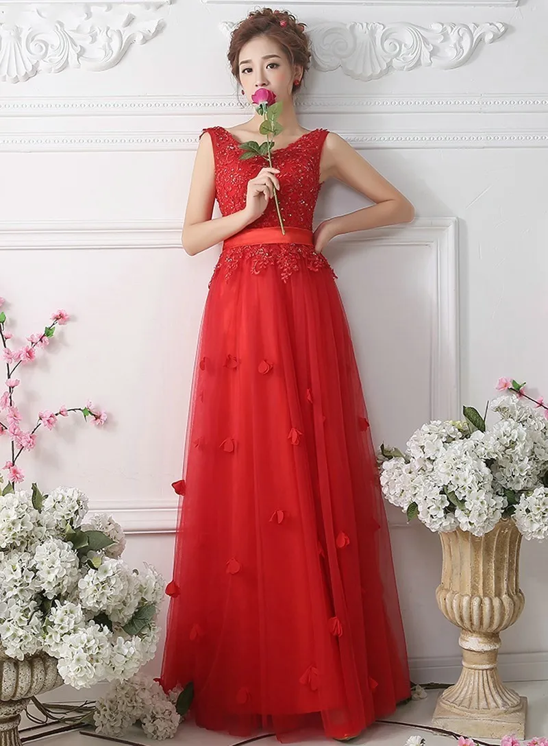 Robe de soriee высокое качество 2017 длинные платья невесты v-образным вырезом тюль