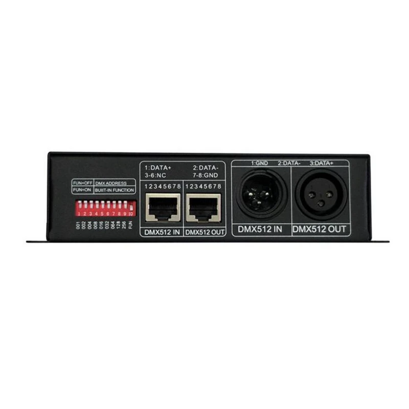 Wonlukiy 10 шт./лот 3CH/4CH DC12 24V RGBW DMX светодиодный Управление RGB DMX512 декодер 3/4 канал * 8A