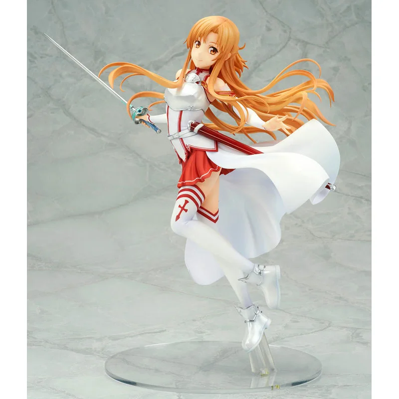 Sword Art Online Asuna Action Figure 1/8 scale painted figure Fighting Ver. Yuuki PVC Toy Brinquedos Anime | Игрушки и хобби
