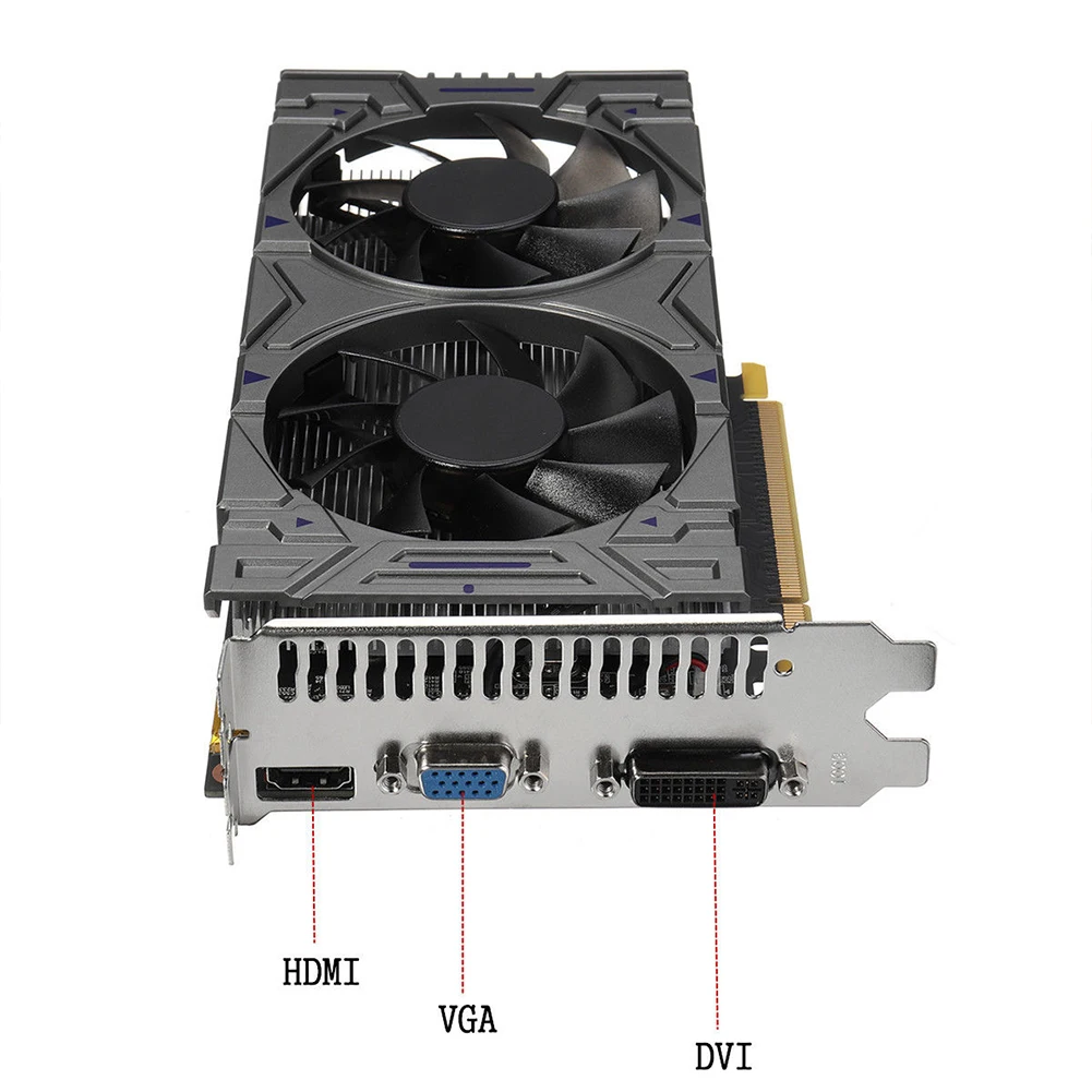 GTX 1050 2 GB DDR5 128Bit конвертер Переходник VGA DVI HDMI Графика карты|Боксы для дисководов| |