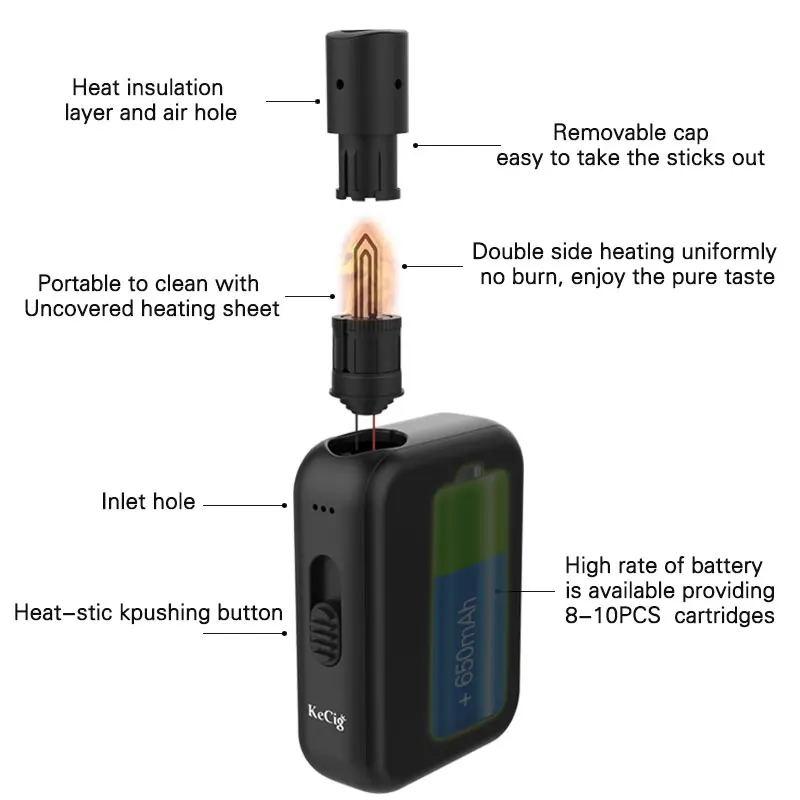 Kamry Kecig 4 0 электронная сигарета для нагревания табака картридж VS KeCig 2 Plus kecig plus