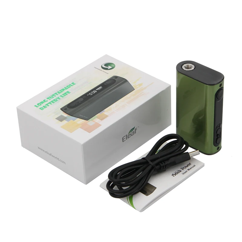 Новый цветной испаритель Eleaf iPower iStick Power TC 80 W бокс мод батарея вейп электронная